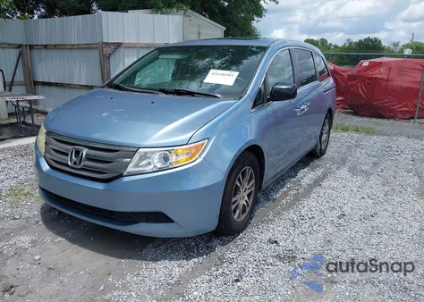 2013 Honda Odyssey Ex-L из США, поврежденный, VIN 5FNRL5H65DB061789
